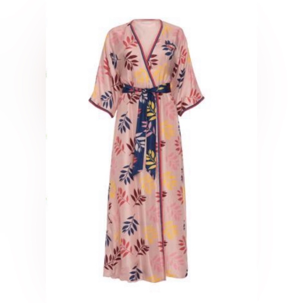 Floral Kimono Maxi Dress by Carolina K